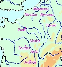 Gallia Belgica (kaart door Jona Lendering)